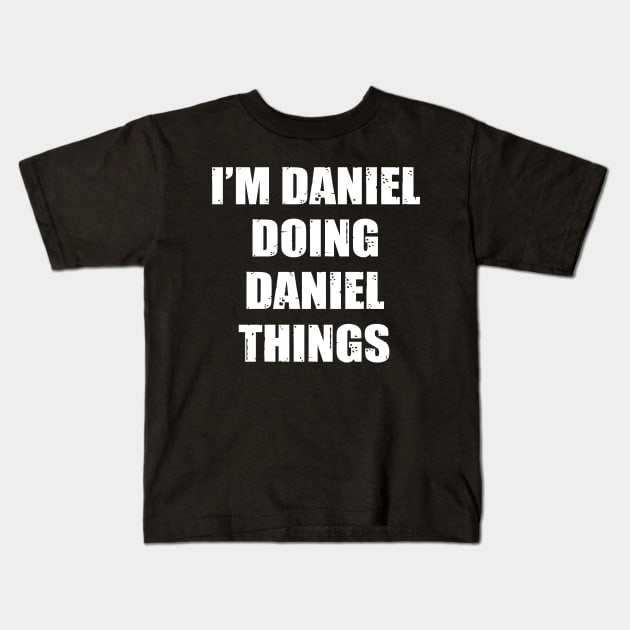 Daniel Kids T-Shirt by family.d